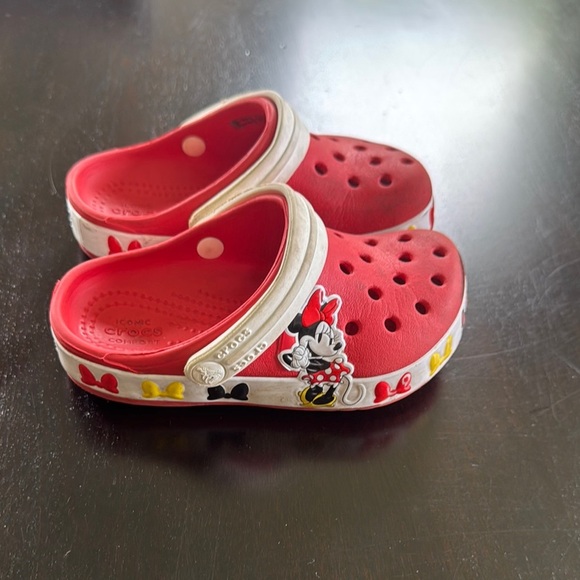 CROCS Other - CROCS Kids Red Minnie Mouse Sandals